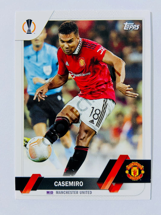 Casemiro - Manchester United 2022-23 Topps UEFA Club Competitions #64