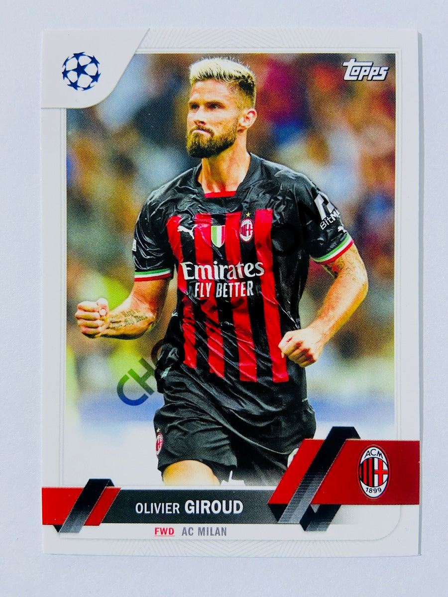 Olivier Giroud - AC Milan 2022-23 Topps UEFA Club Competitions #79