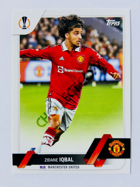 Zidane Iqbal - Manchester United 2022-23 Topps UEFA Club Competitions #80