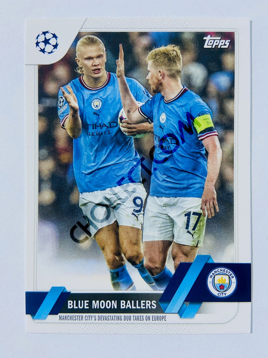 Blue Moon Ballers - Manchester City 2022-23 Topps UEFA Club Competitions #86