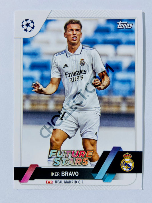 Iker Bravo - Real Madrid C.F. 2022-23 Topps UEFA Club Competitions Future Stars #87