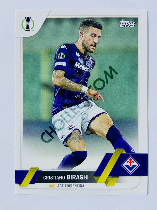 Cristiano Biraghi - ACF Fiorentina 2022-23 Topps UEFA Club Competitions #89