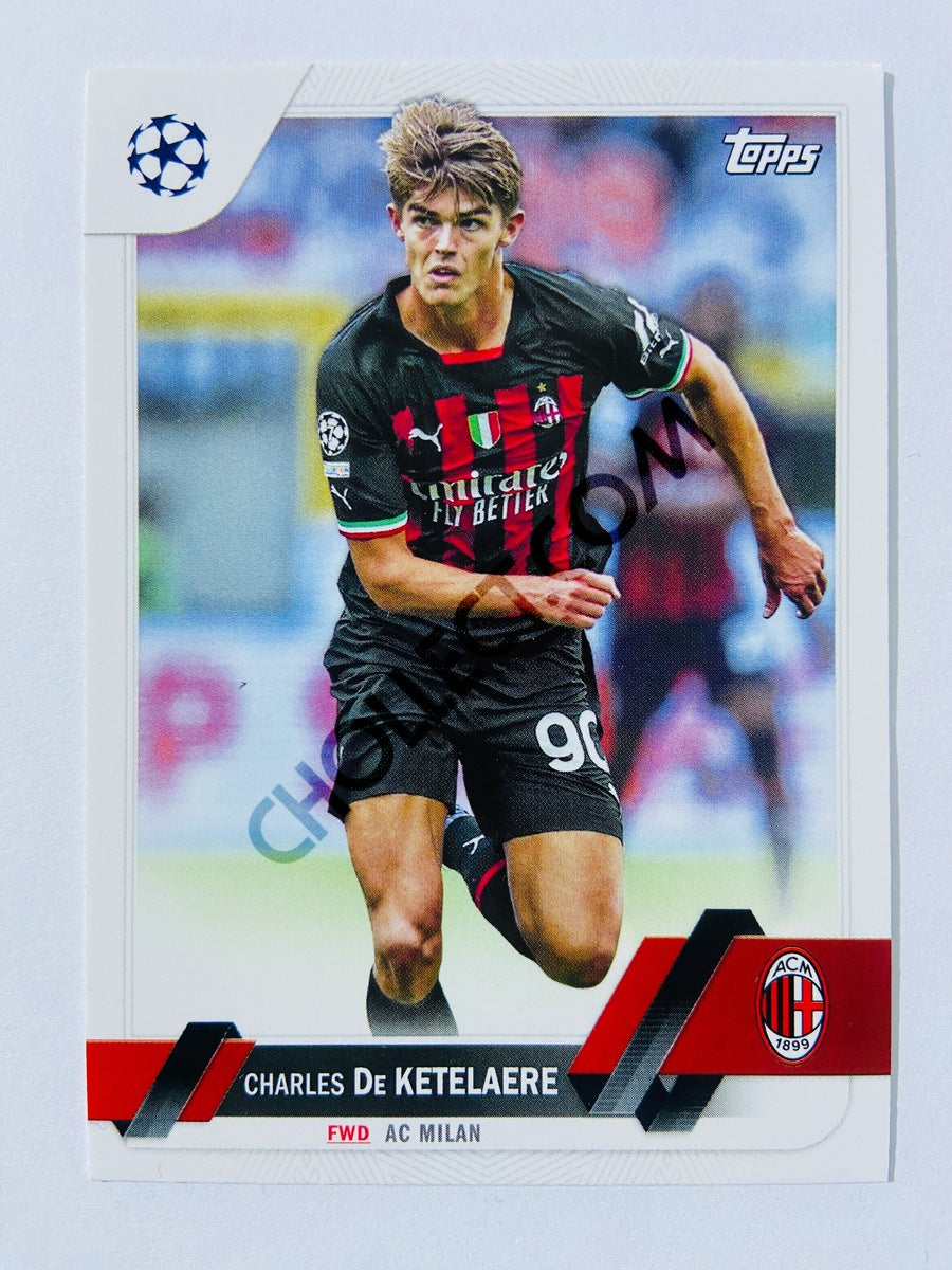 Charles De Ketelaere - AC Milan 2022-23 Topps UEFA Club Competitions #90