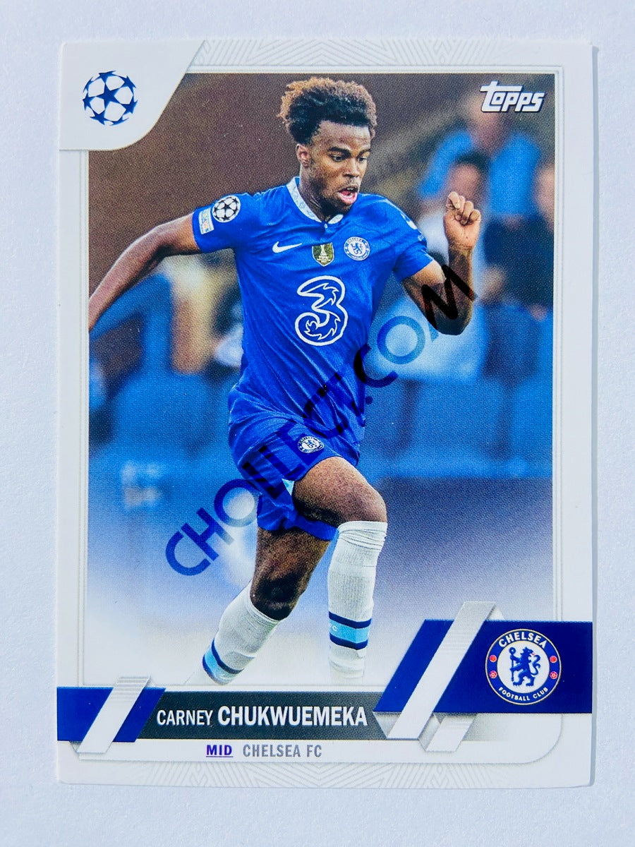 Carney Chukwuemeka - Chelsea FC 2022-23 Topps UEFA Club Competitions #91