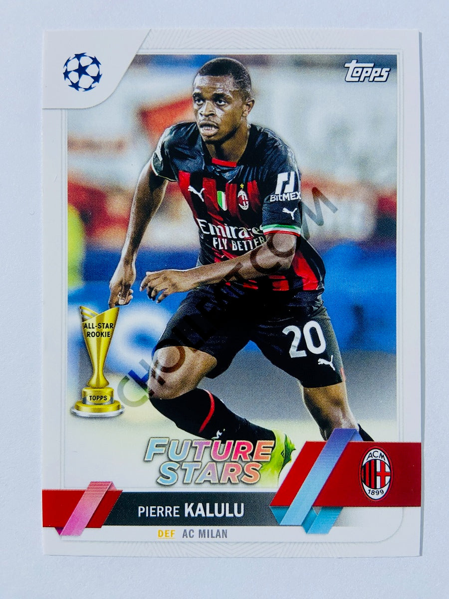 Pierre Kalulu - AC Milan 2022-23 Topps UEFA Club Competitions Future Stars #93