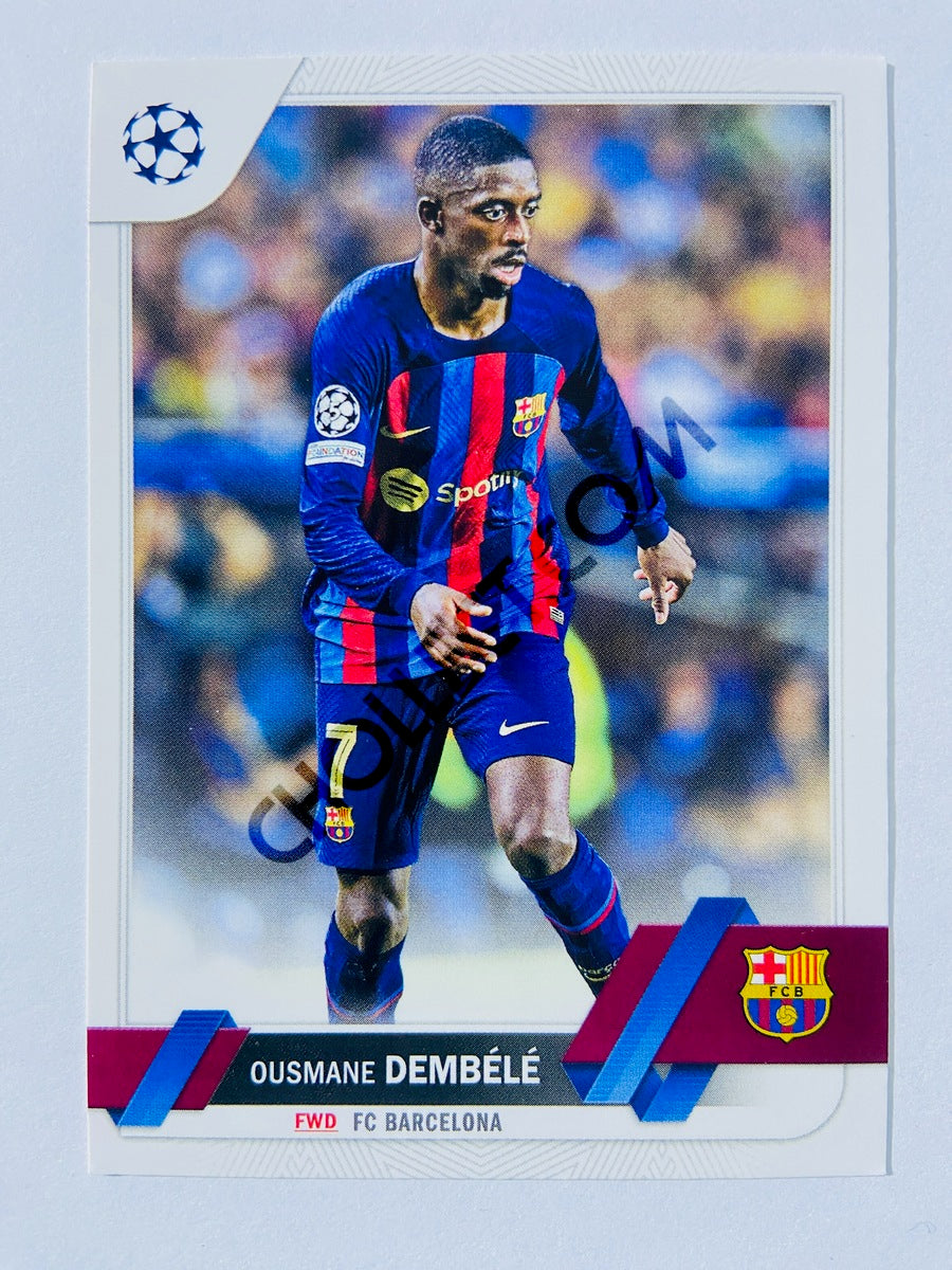 Ousmane Dembele - FC Barcelona 2022-23 Topps UEFA Club Competitions #98