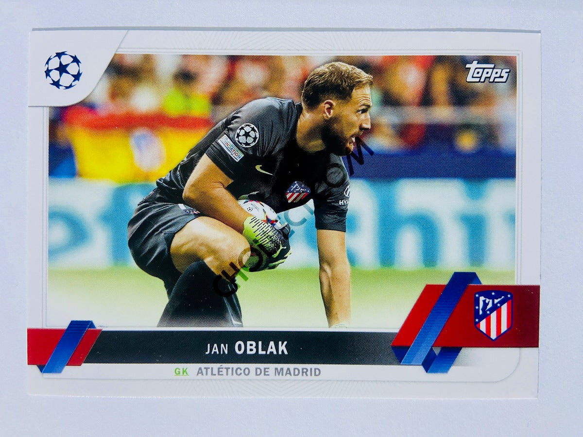 Jan Oblak - Atlético de Madrid 2022-23 Topps UEFA Club Competitions #107