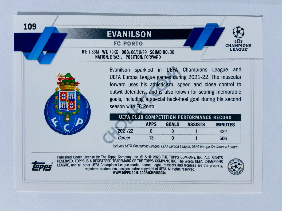 Evanilson - FC Porto 2022-23 Topps UEFA Club Competitions #109