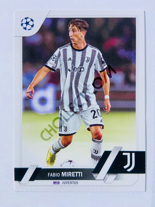 Fabio Miretti - Juventus 2022-23 Topps UEFA Club Competitions #116