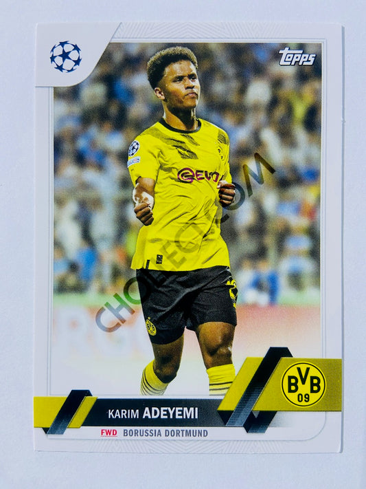 Karim Adeyemi - Borussia Dortmund 2022-23 Topps UEFA Club Competitions #122