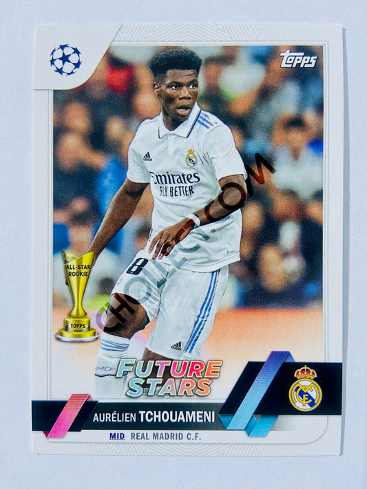 Aurelien Tchouameni - Real Madrid C.F. 2022-23 Topps UEFA Club Competitions Future Stars #124