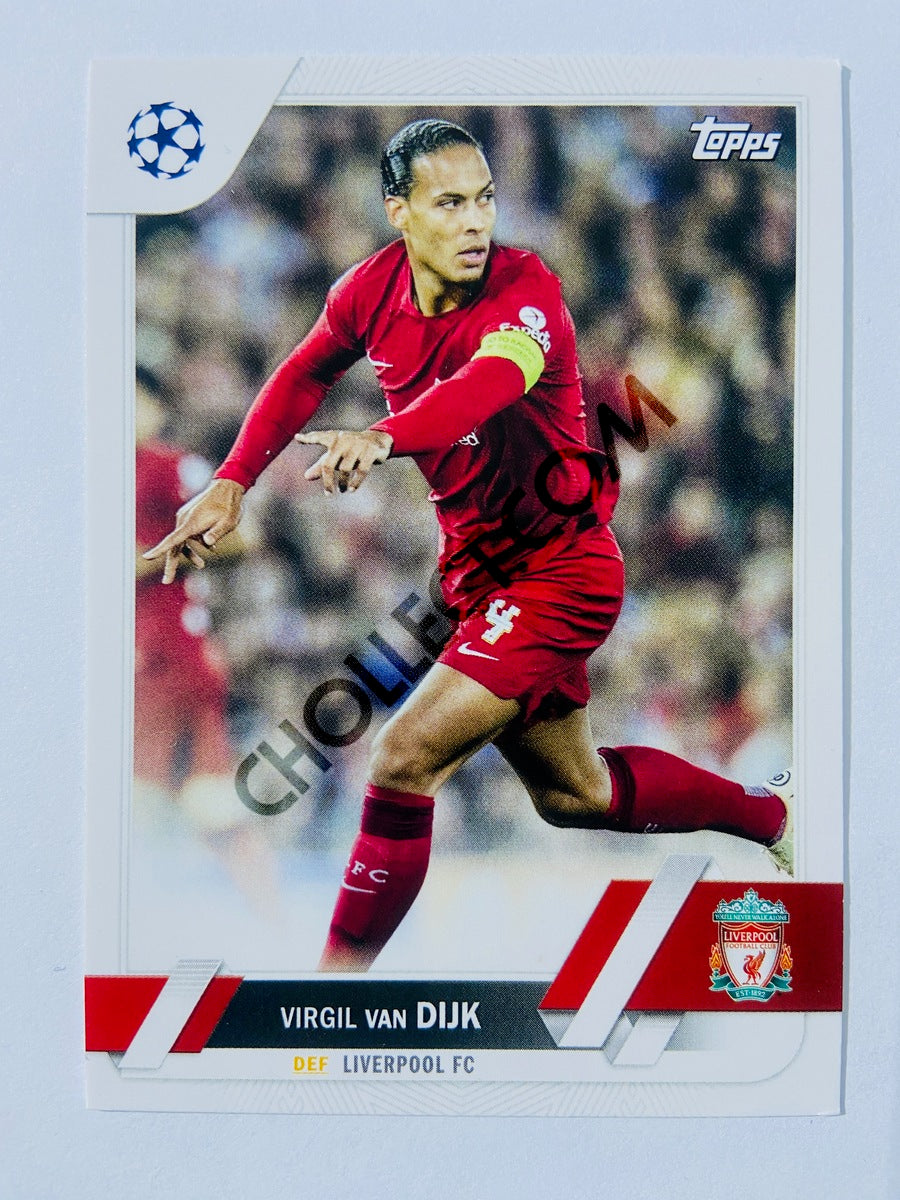 Virgil van Dijk - Liverpool FC 2022-23 Topps UEFA Club Competitions #130