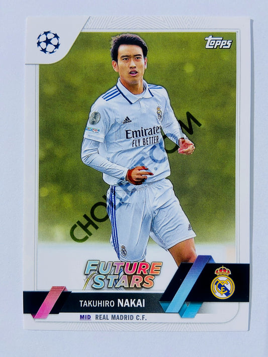 Takuhiro Nakai - Real Madrid C.F. 2022-23 Topps UEFA Club Competitions Future Stars #131