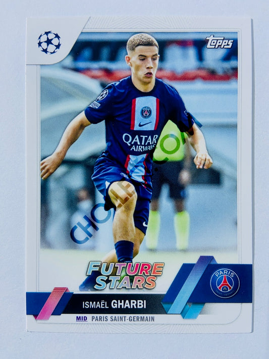 Ismaël Gharbi - Paris Saint-Germain 2022-23 Topps UEFA Club Competitions Future Stars #137