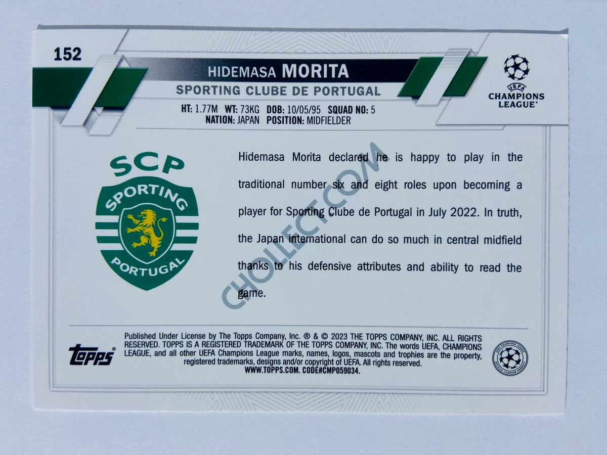 Hidemasa Morita - Sporting Clube de Portugal 2022-23 Topps UEFA Club Competitions #152