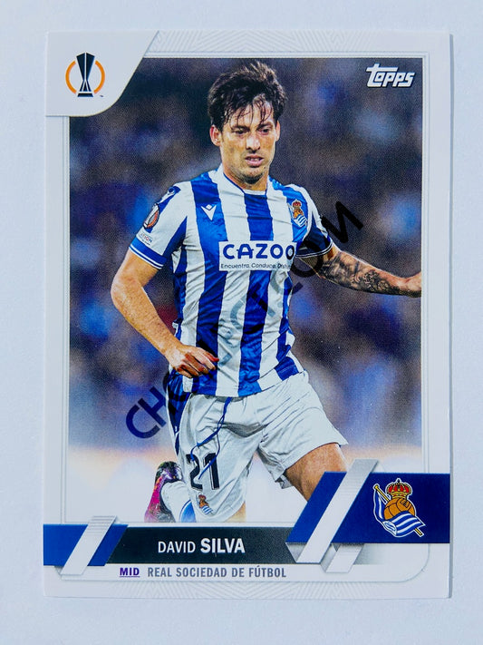 David Silva - Real Sociedad de Fútbol 2022-23 Topps UEFA Club Competitions #154