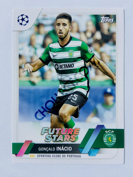 Goncalo Inacio - Sporting Clube De Portugal 2022-23 Topps UEFA Club Competitions Future Stars #160