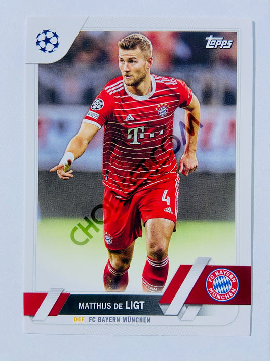 Matthijs de Ligt - FC Bayern München 2022-23 Topps UEFA Club Competitions #161