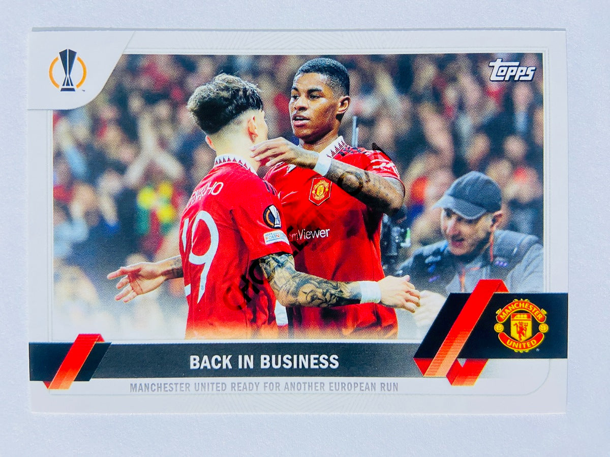 Back in Business - Manchester United 2022-23 Topps UEFA Club Competitions #163