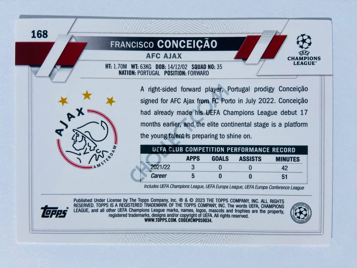 Francisco Conceicao - AFC Ajax 2022-23 Topps UEFA Club Competitions #168