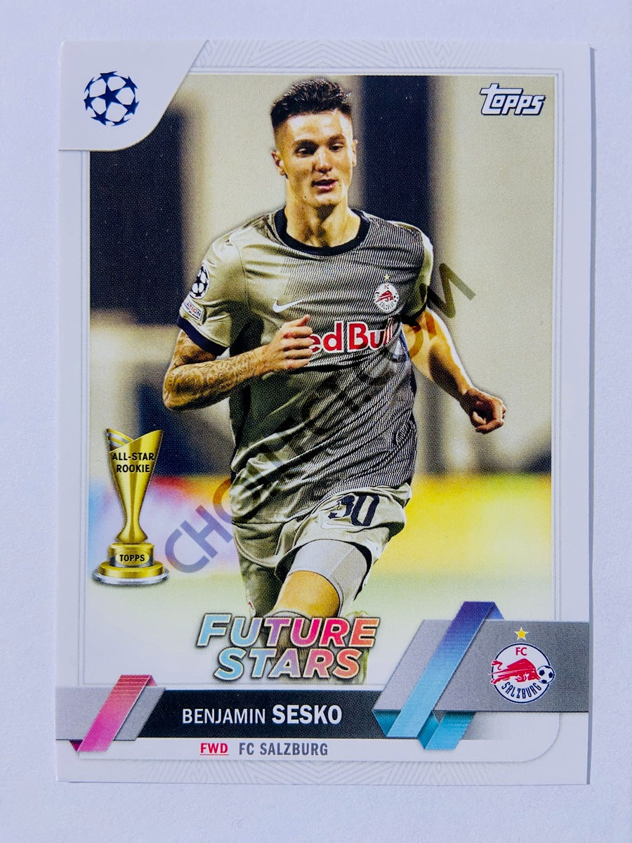 Benjamin Sesko - FC Salzburg 2022-23 Topps UEFA Club Competitions Future Stars #177