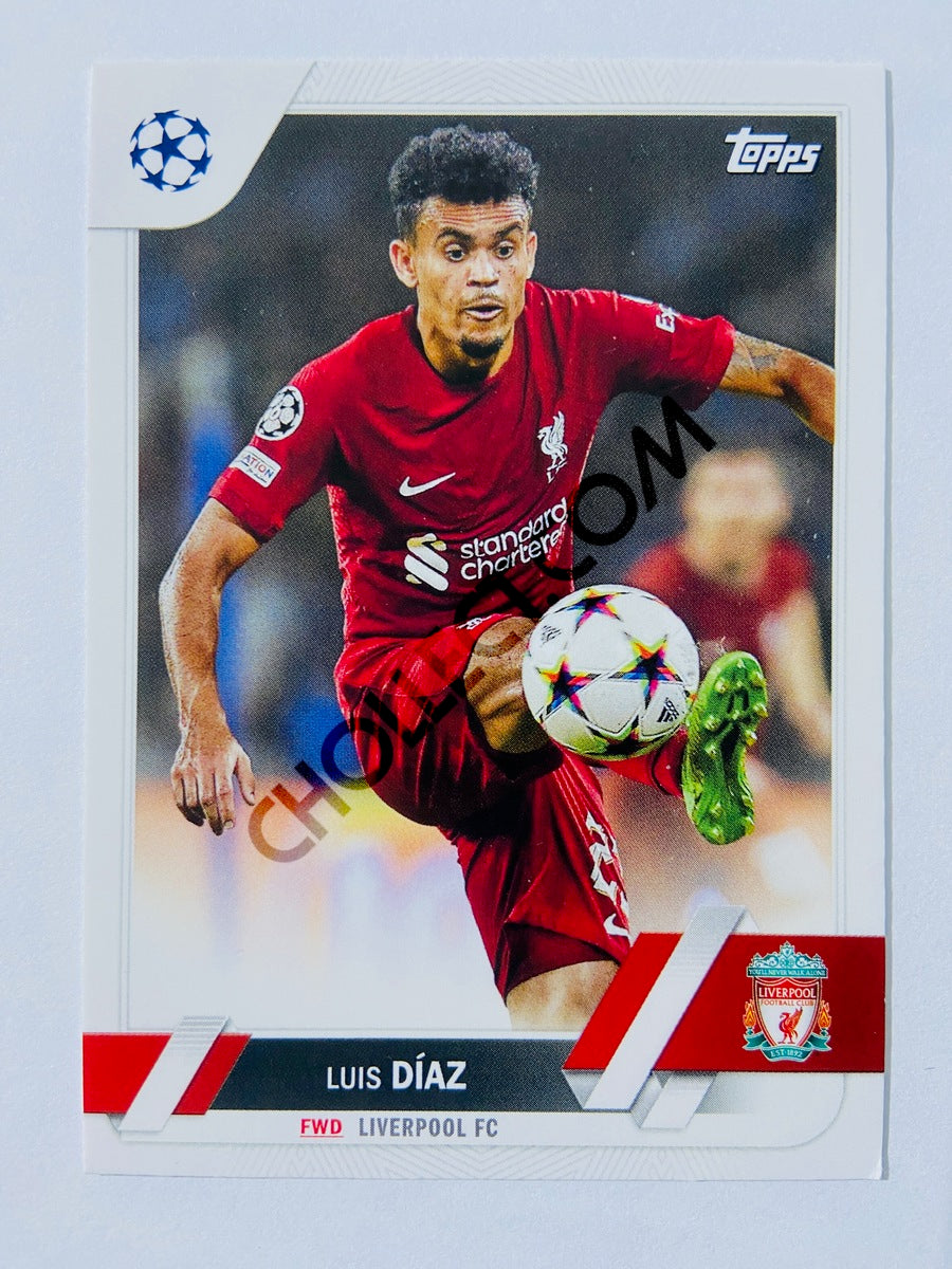 Luis Diaz - Liverpool FC 2022-23 Topps UEFA Club Competitions #199