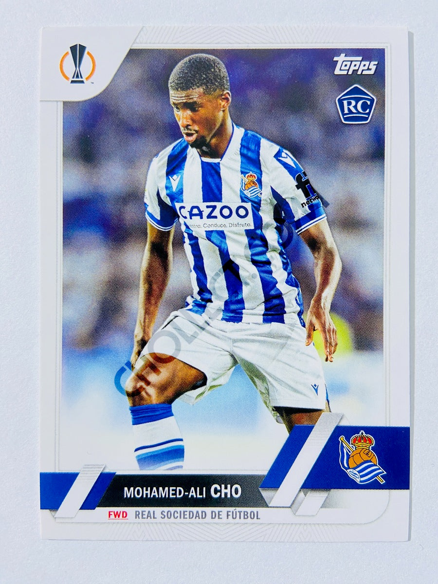 Mohamed-Ali Cho - Real Sociedad de Fútbol 2022-23 Topps UEFA Club Competitions RC Rookie #3