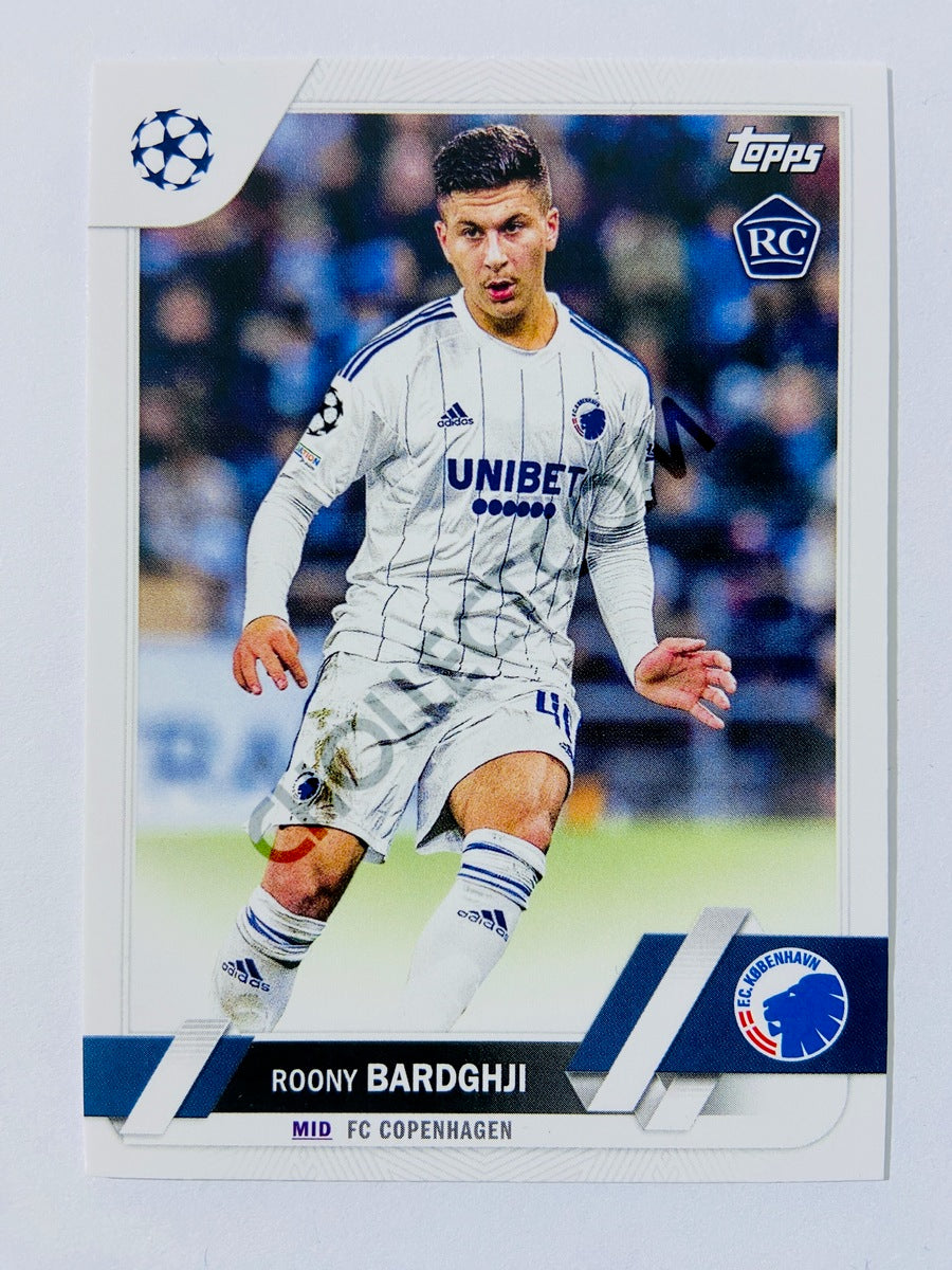 Roony Bardghji - FC Copenhagen 2022-23 Topps UEFA Club Competitions RC Rookie #40