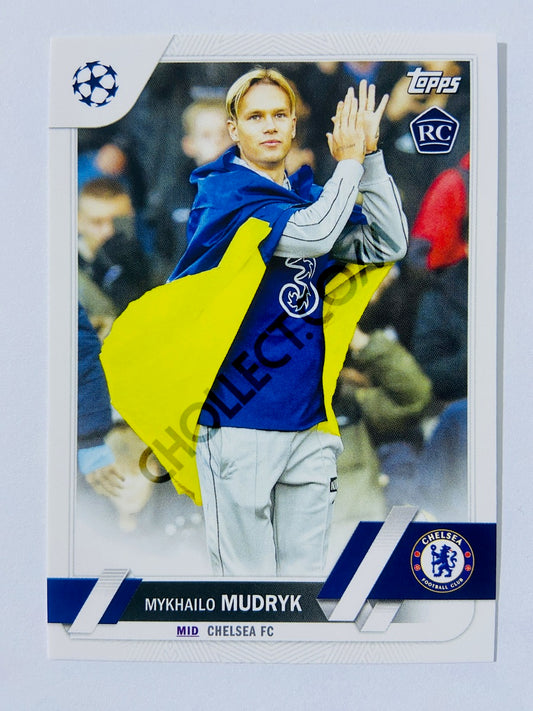 Mykhailo Mudryk - Chelsea FC 2022-23 Topps UEFA Club Competitions RC Rookie #52