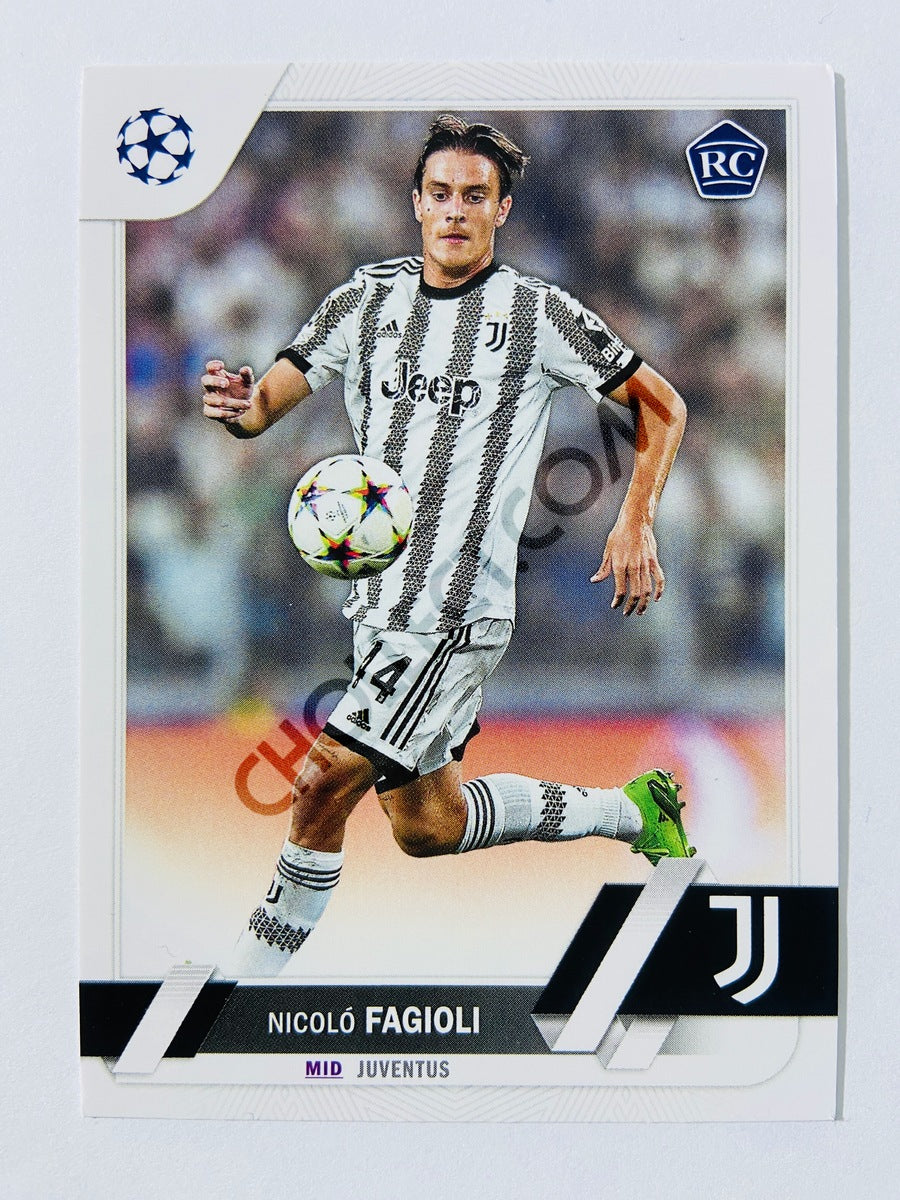 Nicolo Fagioli - Juventus 2022-23 Topps UEFA Club Competitions RC Rookie #53