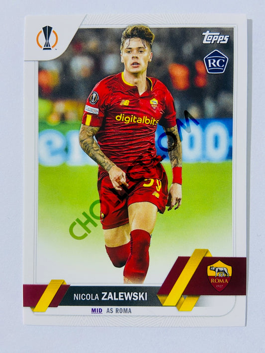 Nicola Zalewski - AS Roma 2022-23 Topps UEFA Club Competitions RC Rookie #59