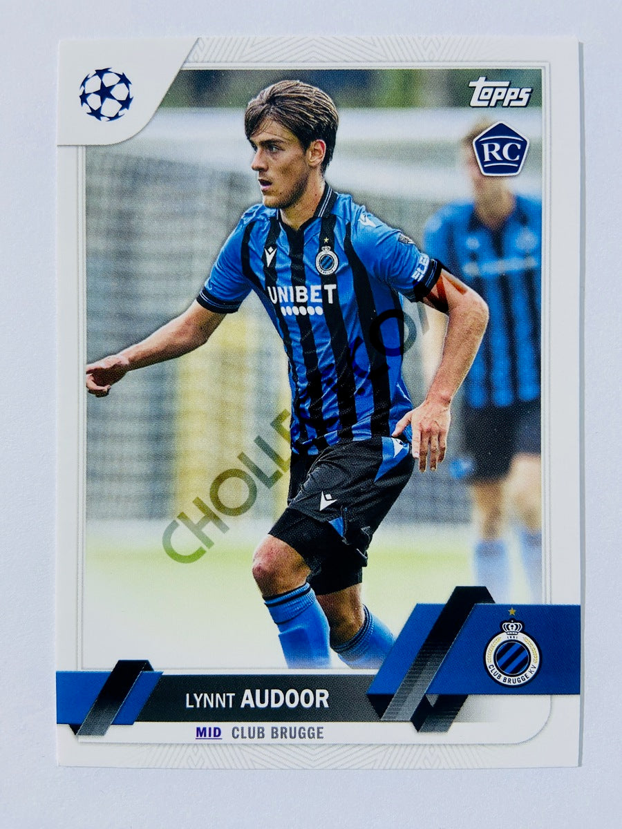 Lynnt Audoor - Club Brugge 2022-23 Topps UEFA Club Competitions RC Rookie #78