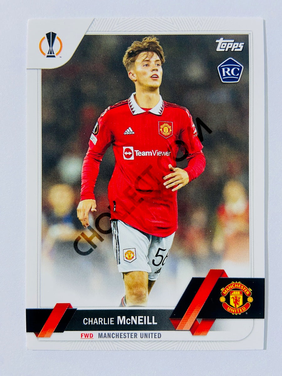 Charlie McNeill - Manchester United 2022-23 Topps UEFA Club Competitions RC Rookie #85