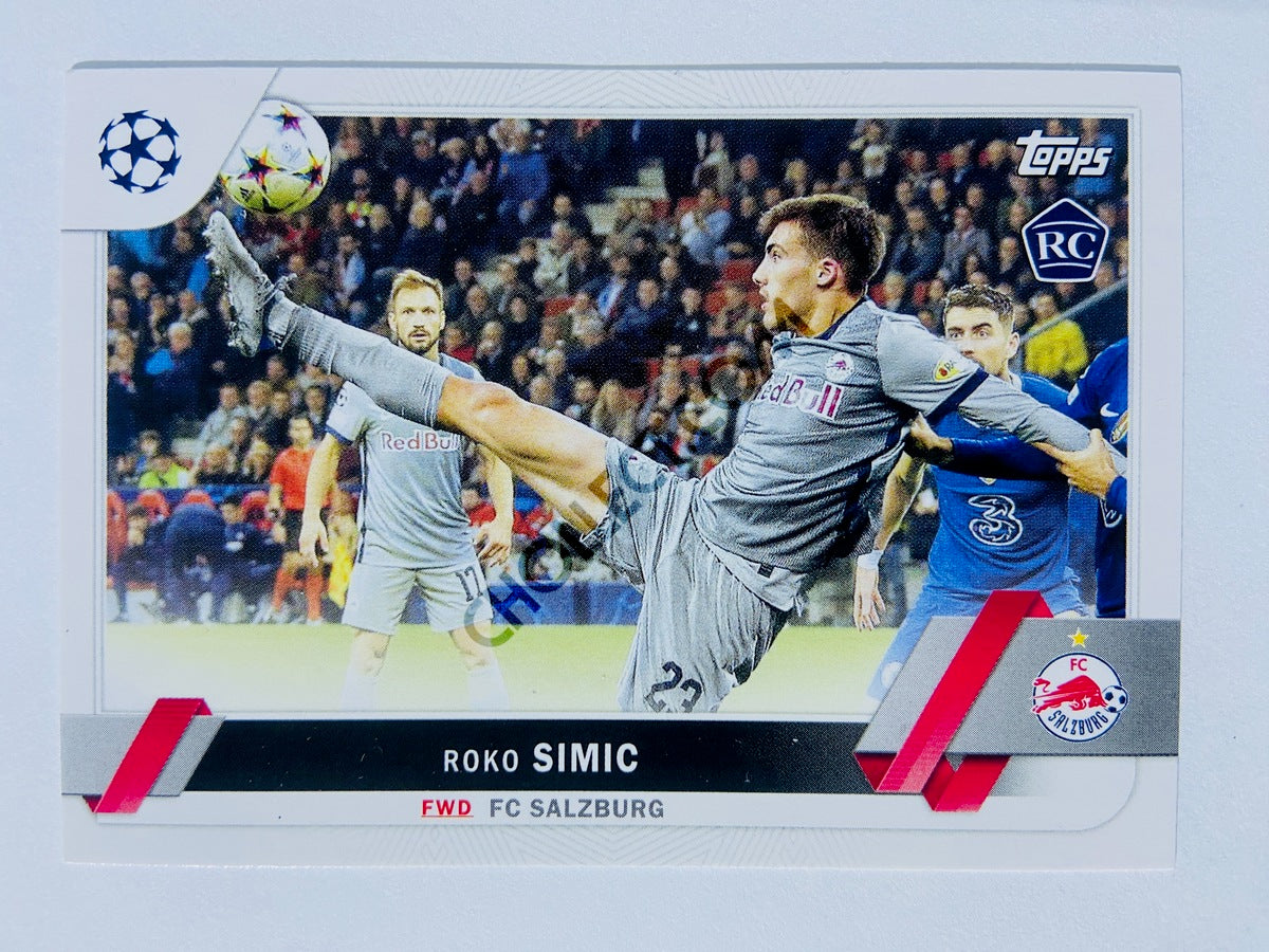 Roko Simic - FC Salzburg 2022-23 Topps UEFA Club Competitions RC Rookie #121