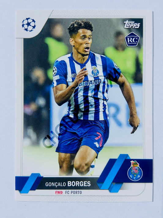 Goncalo Borges - FC Porto 2022-23 Topps UEFA Club Competitions RC Rookie #134