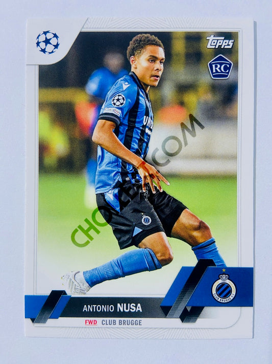 Antonio Nusa - Club Brugge 2022-23 Topps UEFA Club Competitions RC Rookie #140