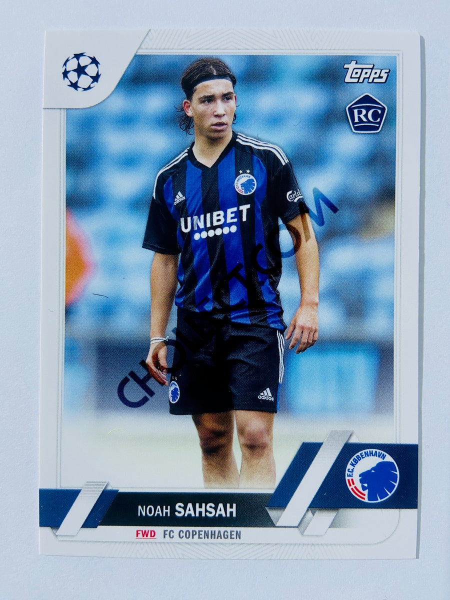 Noah Sahsah - FC Copenhagen 2022-23 Topps UEFA Club Competitions RC Rookie #141