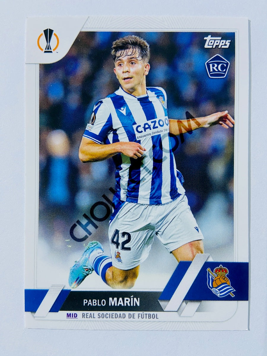 Pablo Marin - Real Sociedad de Fútbol 2022-23 Topps UEFA Club Competitions RC Rookie #145