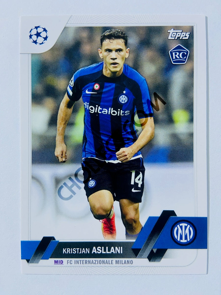 Kristjan Asllani - FC Internazionale Milano 2022-23 Topps UEFA Club Competitions RC Rookie #150