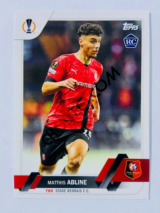 Matthis Abline - Stade Rennais F.C. 2022-23 Topps UEFA Club Competitions RC Rookie #167