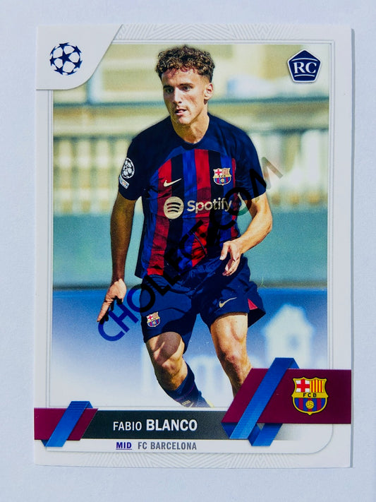 Fabio Blanco - FC Barcelona 2022-23 Topps UEFA Club Competitions RC Rookie #172