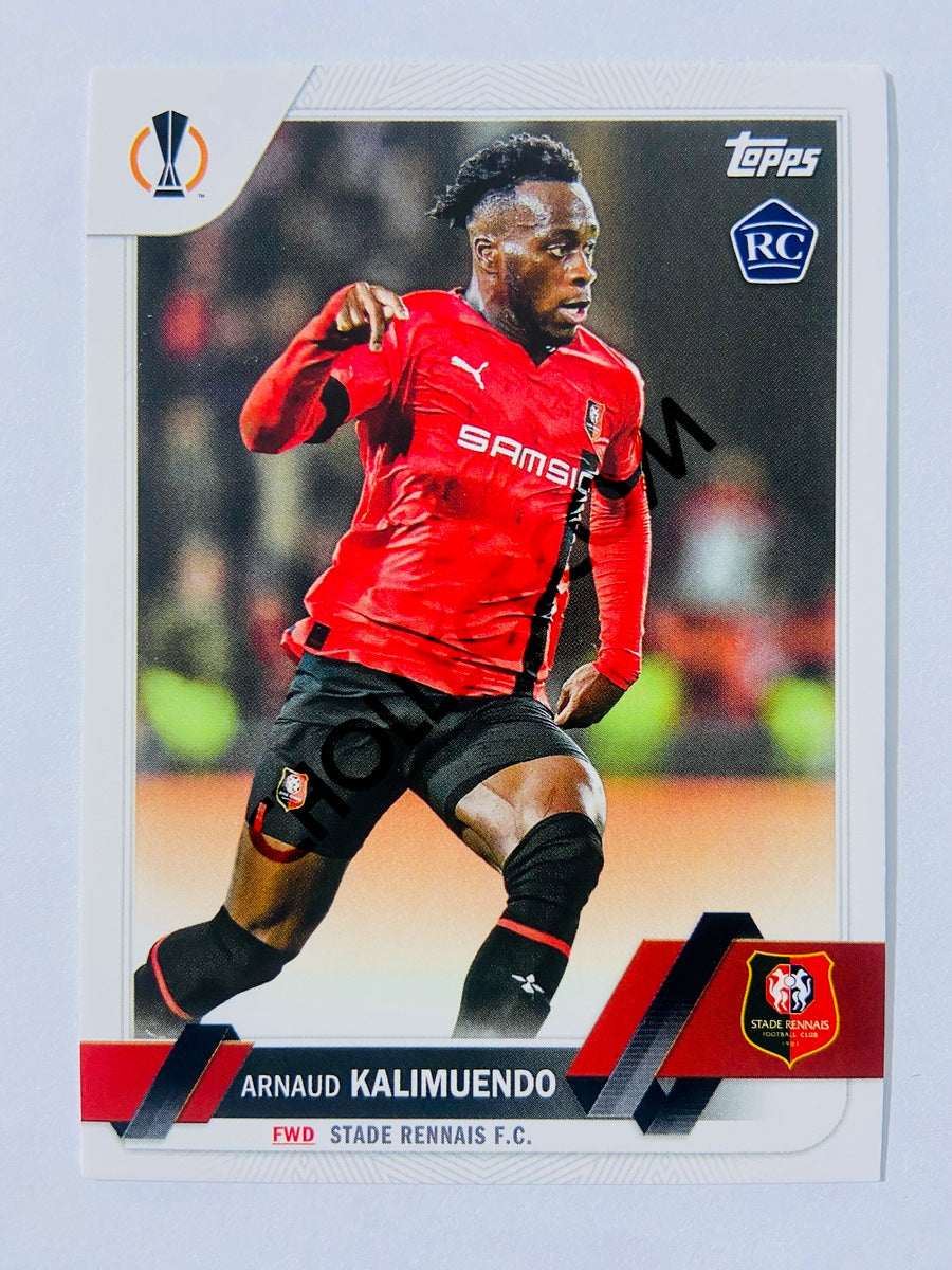 Arnaud Kalimuendo - Stade Rennais F.C. 2022-23 Topps UEFA Club Competitions RC Rookie #195