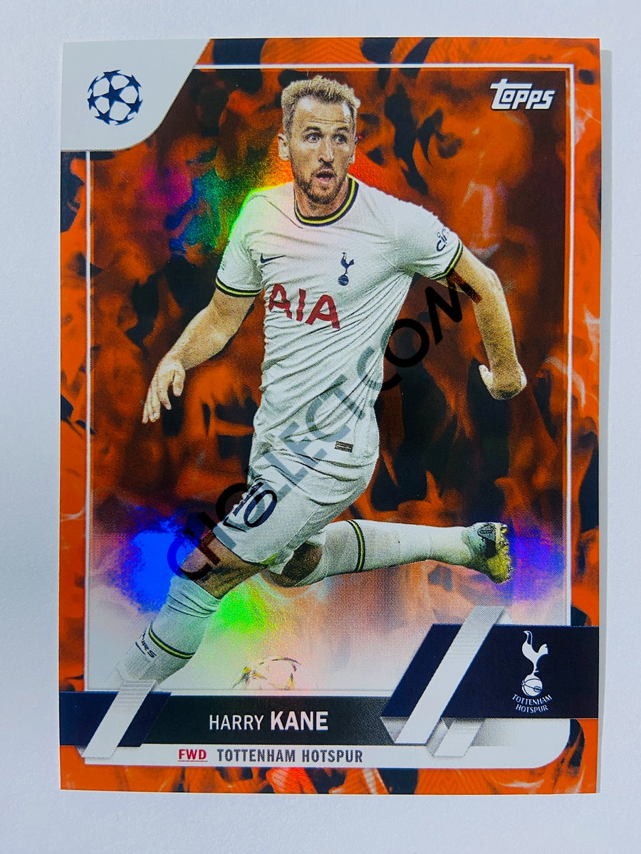 Harry Kane - Tottenham Hotspur 2022-23 Topps UEFA Club Competitions Inferno Foil Parallel #166