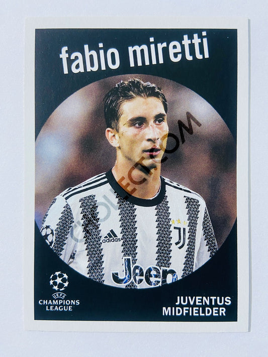 Fabio Miretti - Juventus 2022-23 Topps UEFA Club Competitions 1959 Topps #59-10