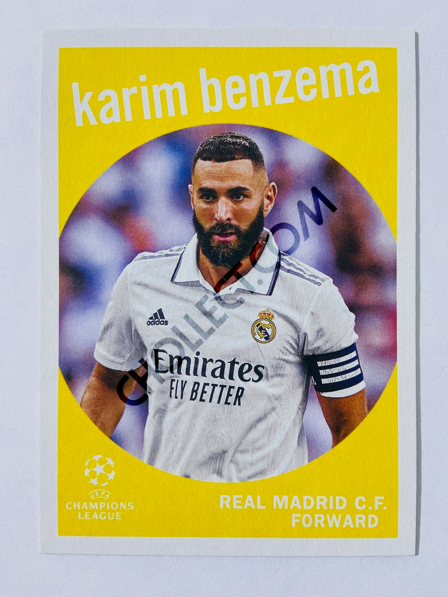 Karim Benzema - Real Madrid C.F. 2022-23 Topps UEFA Club Competitions 1959 Topps #59-18