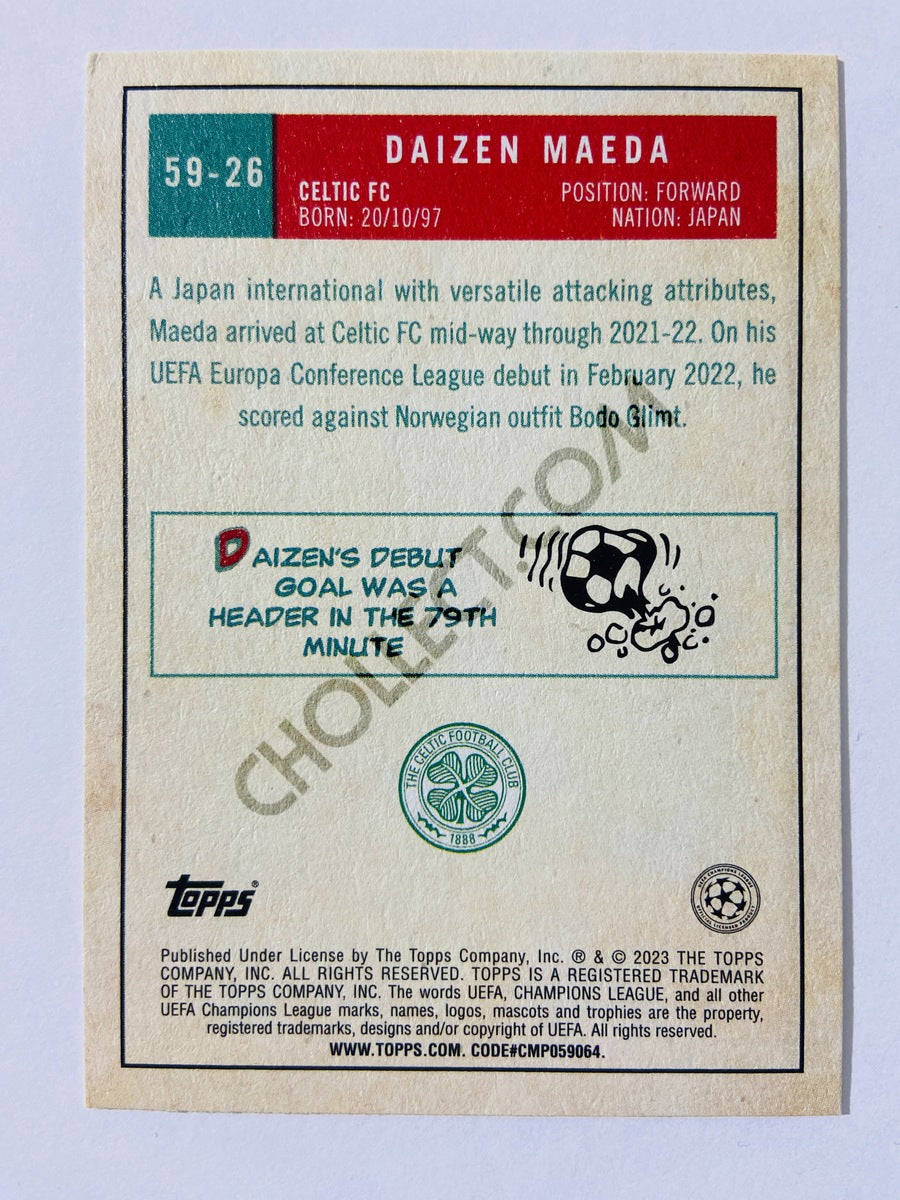 Daizen Maeda - Celtic FC 2022-23 Topps UEFA Club Competitions 1959 Topps #59-26