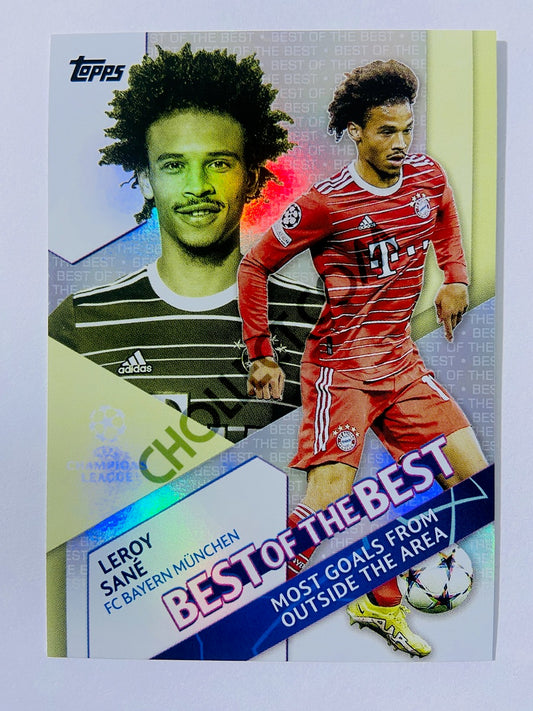 Leroy Sane - FC Bayern München 2022-23 Topps UEFA Club Competitions Best of the Best Insert #BB-3