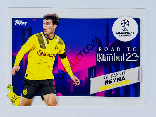 Giovanni Reyna - Borussia Dortmund 2022-23 Topps UEFA Club Competitions Road to the Final #RF-4