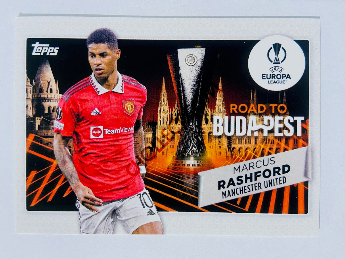 Marcus Rashford - Manchester United 2022-23 Topps UEFA Club Competitions Road to the Final #RF-7