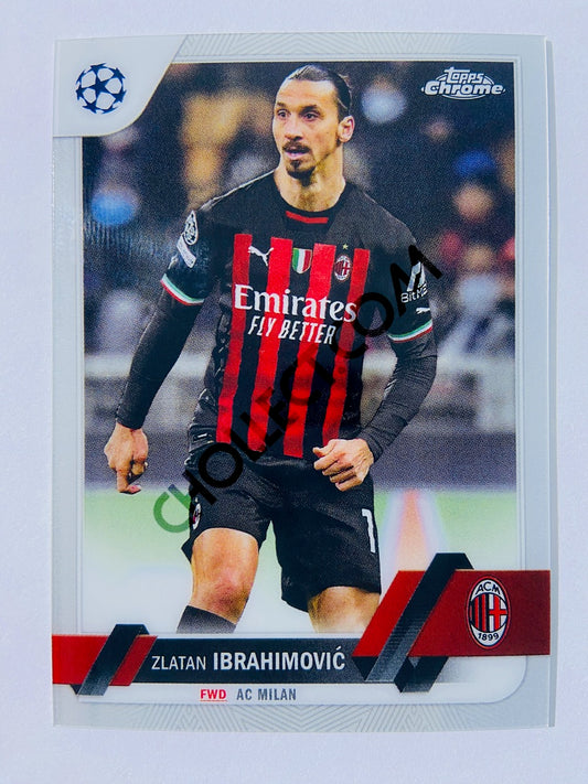 Zlatan Ibrahimović - AC Milan 2022-23 Topps Chrome UEFA Club Competitions #11